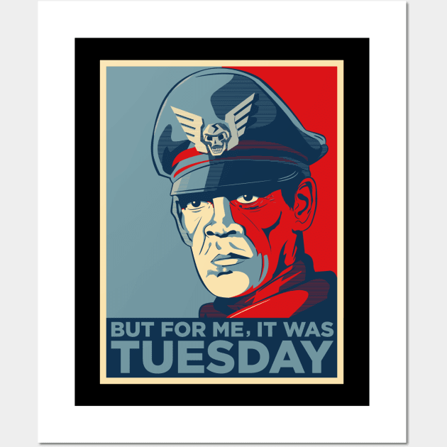 M Bison : But For Me, It was Tuesday Wall Art by horrucide@yahoo.com